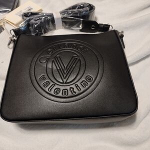 Valentino Orlandi Black Crossbody Bag